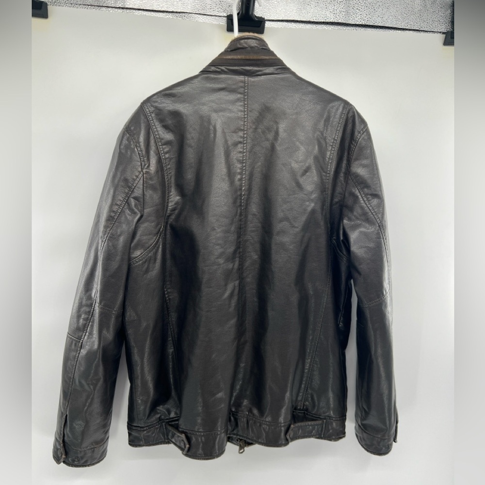 Levi’s brown sherpa-lines aviator bomber jacket coat size XL - Picture 3 of 15
